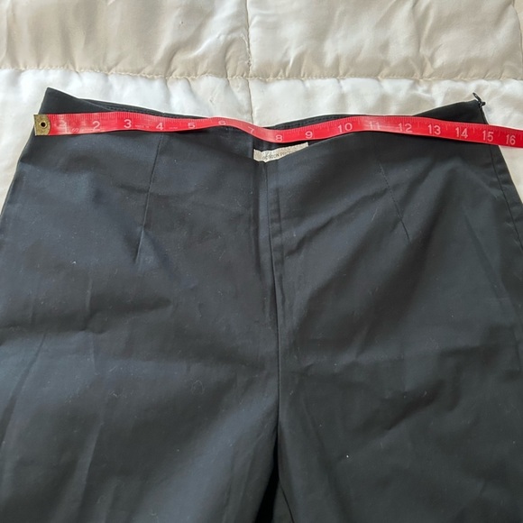 Boston Proper  Cropped Pants side zip size 8 - Picture 4 of 5